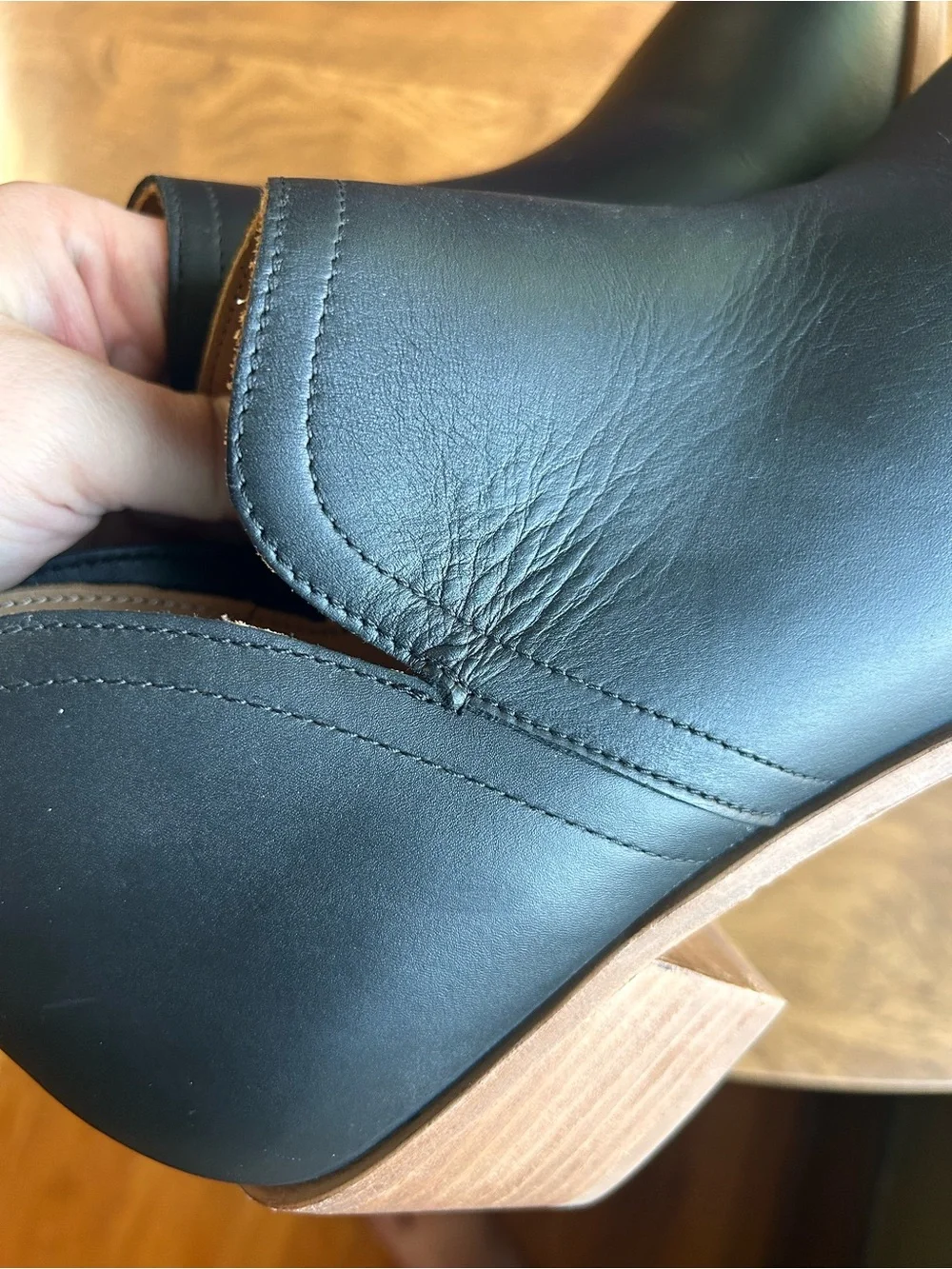Nisolo Mia Everyday Ankle Booties in Black Leather Size 9.5